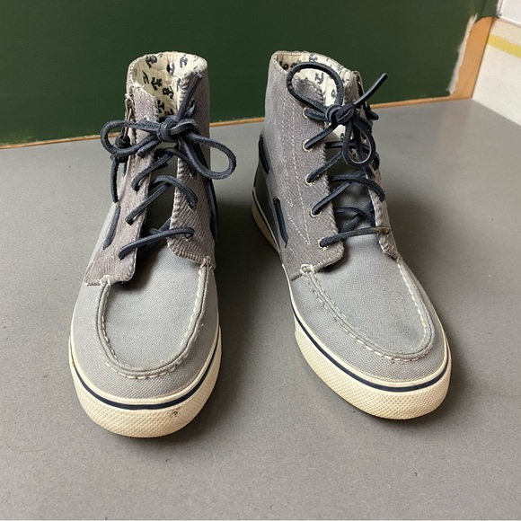 Womens Sperry TopSider Hightop boat shoes size 8.5 - Picture 2 of 8